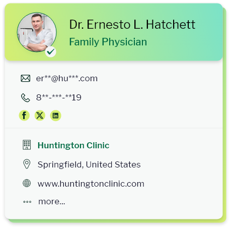 Physicians Email Addresses